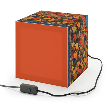 Autumn Foliage by Tom Thomson Light Cube Lamp