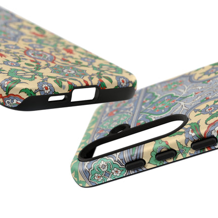 Arabic Art Pattern, Plate by Emile Prisse d’Avennes Phone Cases