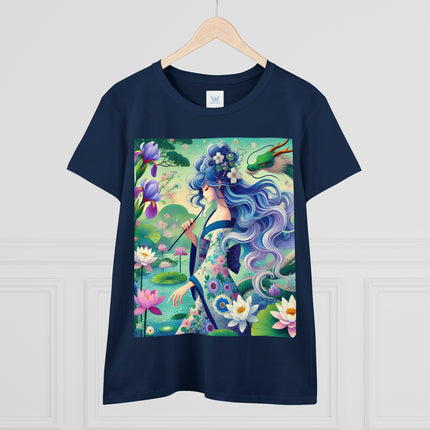 Fairy of the Koi Pond Cotton Tee