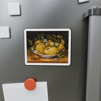 Still Life with Bowl of Citrons by Giovanna Garzoni Die-Cut Magnets (5 Sizes)