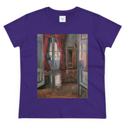 View into an Apartment by Egon Schiele Women's Midweight Cotton Tee