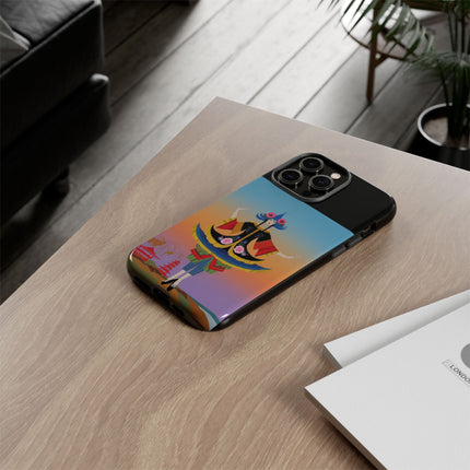Colorful Dancer Phone Case – Vibrant Grace & Cultural Elegance