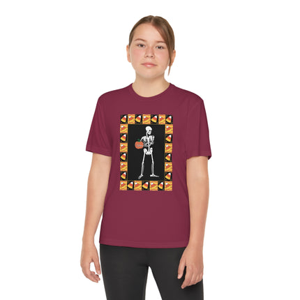Candy Corn Skeleton Youth Competitor Tee