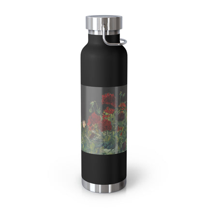 Poppies (A Study of Poppies for Carnation, Lily, Lily, Rose) by John Singer Sargent Copper Vacuum Insulated Bottle, 22oz