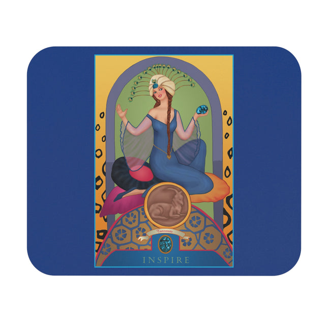 December & Tanzanite (from the Gem Series) by Sofia Chiostri Mouse Pad, Rectangle