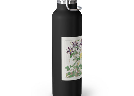 Aquilegia Flower by Tanigami Kônan Copper Vacuum Insulated Bottle, 22oz
