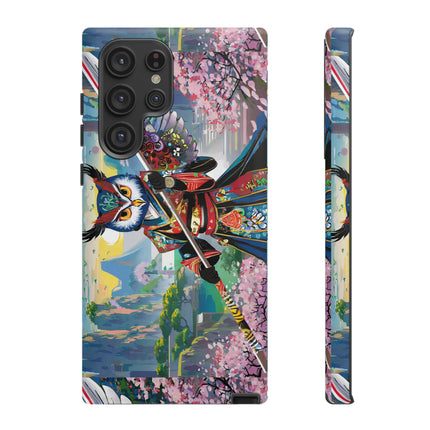 Cyberpunk Samurai Owl Phone Cases