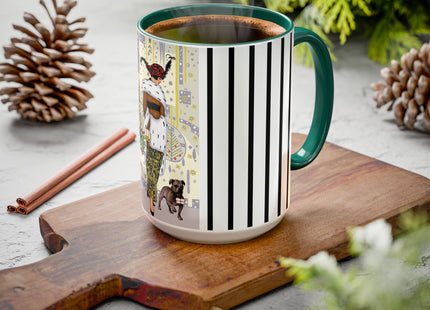 Wrapped in Elegance Colorful Mugs (11oz, 15oz)