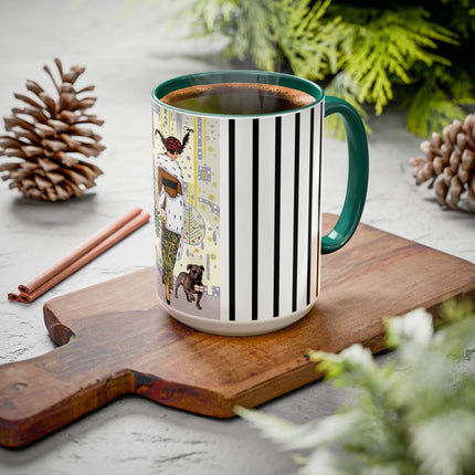 Wrapped in Elegance Colorful Mugs (11oz, 15oz)