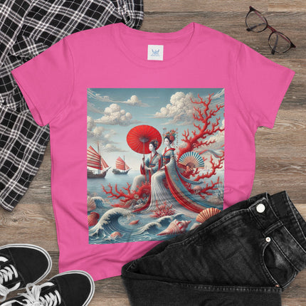 Ladies by the Quiet Sea Cotton Tee