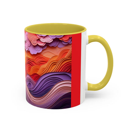 Dramatic Sunset Sky Colorful Mugs (11oz, 15oz)