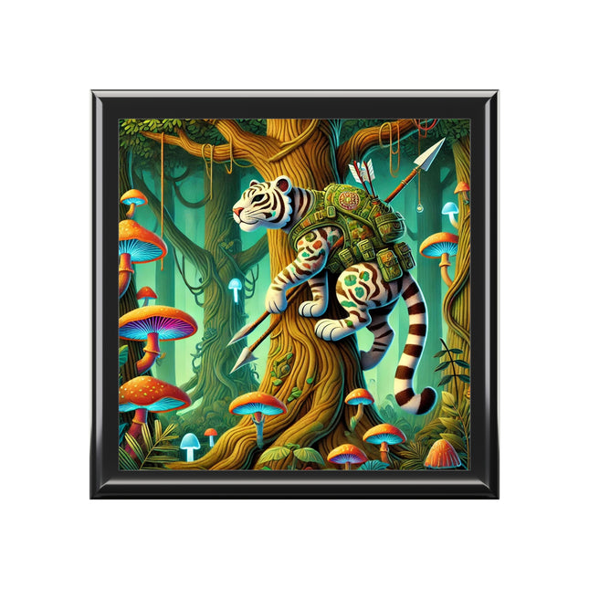 Silent Stripes Tiger Treasure Chest