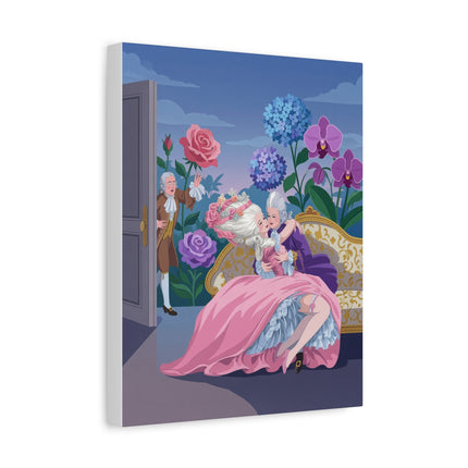 🌹💜 The Secret Embrace Placemat – Art Deco Floral Romance
