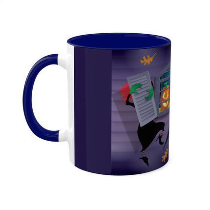 Whimsical Halloween Mischief Colorful Mugs, 11oz