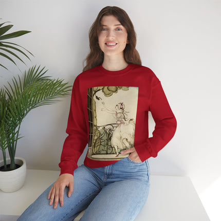 Sur talons rouges (On Red Heels) pl 02 by Gerda Wegener Heavy Blend™ Crewneck Sweatshirt
