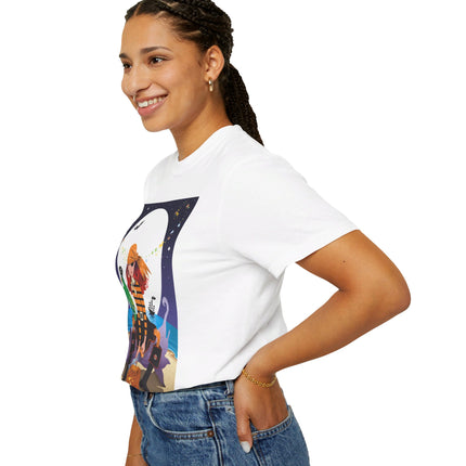 Moonlit Pirate Halloween Unisex Garment-Dyed T-shirt