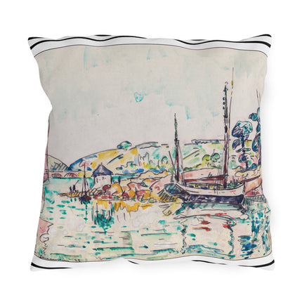 Concarneau by Paul Signac Outdoor Pillows