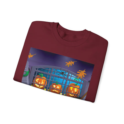 Whimsical Halloween Mischief Unisex Heavy Blend™ Crewneck Sweatshirt