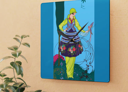 Exquisite Elegance by Umberto Brunelleschi Acrylic Wall Clock