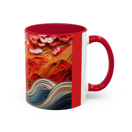 Vibrant Sunrise Sky Colorful Mugs (11oz, 15oz)