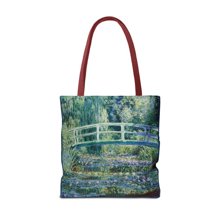 Water Lilies and Japanese Bridge by Claude Monet Tote Bag (AOP)