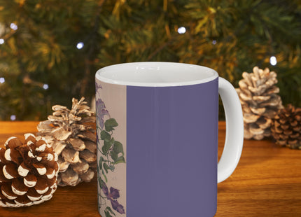 Watercolor of a Clematis by Alice Bailly Ceramic Mug 11oz