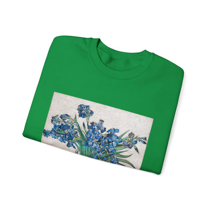 Irises by Vincent Van Gogh Heavy Blend™ Crewneck Sweatshirt