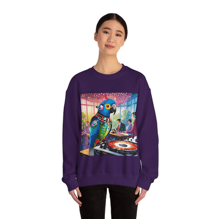 Parrot DJ Unisex Heavy Blend™ Crewneck Sweatshirt