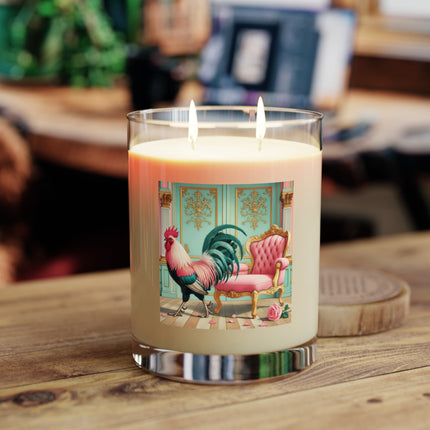 The Salon Rooster Scented Candle - Full Glass, 11oz