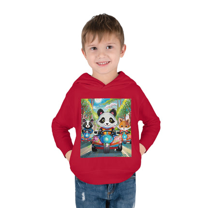 Bumper Car Bonanza Toddler Pullover Fleece Hoodie