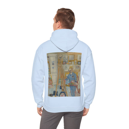 The Skeleton Painter by James Ensor Heavy Blend™ Hooded Sweatshirt