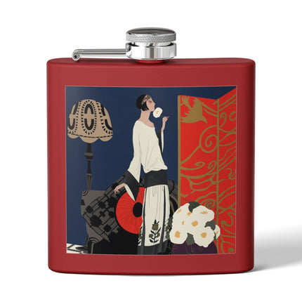 Art Deco Flapper Flask – Elegant Sip & Timeless Style