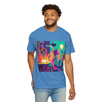 Dance of the Skeleton Ballerinas Unisex Garment-Dyed T-shirt