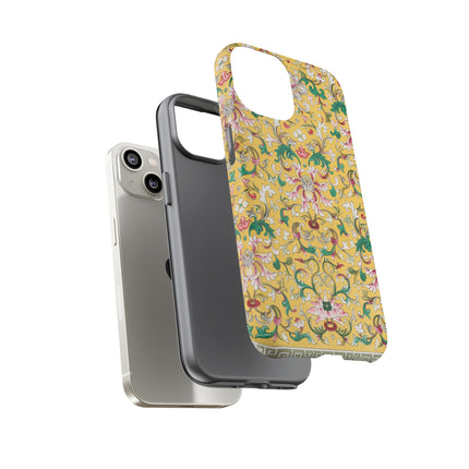 Yellow Botanical Pattern by Owen Jones Phone Cases