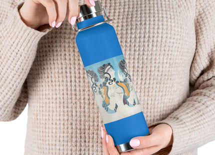 Reproduction of Ladies in Blue by Emile Gilliéron Copper Vacuum Insulated Bottle, 22oz