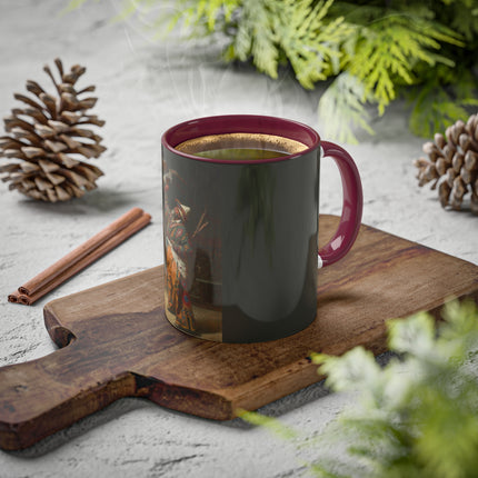 A Rich Kirghiz Huntsman with a Falcon by Vasily Vereshchagin Colorful Mugs, 11oz