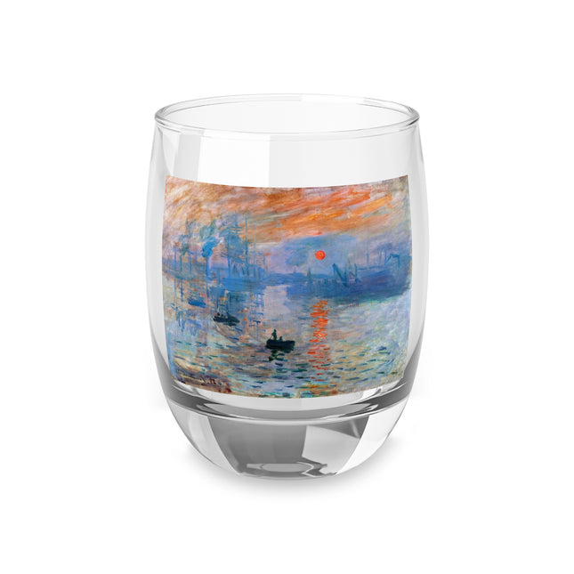 Sunrise by Claude Monet Whiskey Glass
