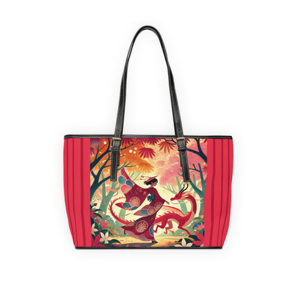 The Dragon Fairy’s Dance PU Leather Shoulder Bag