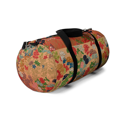 Japanese Fan Flower Pattern I by G.A. Audsley Duffle Bag