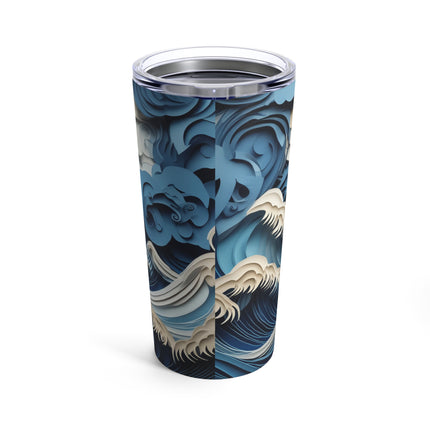 Dramatic Ocean with Crashing Waves Tumbler 20oz