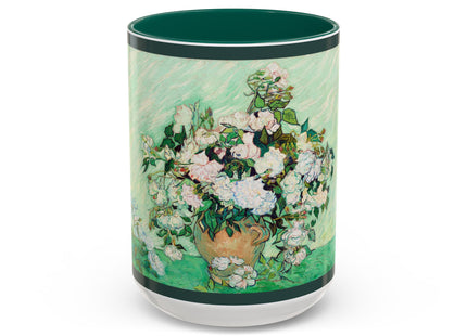 Roses by Vincent Van Gogh Colorful Mugs (11oz, 15oz)