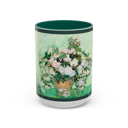 Roses by Vincent Van Gogh Colorful Mugs (11oz, 15oz)