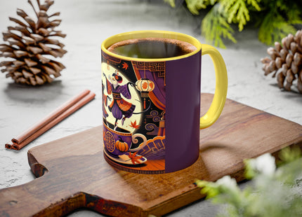 Theatrical Halloween Mice on Teacup Colorful Mugs (11oz, 15oz)