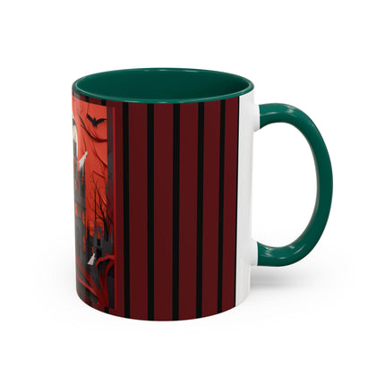 Halloween Night Scene Colorful Mugs (11oz, 15oz)