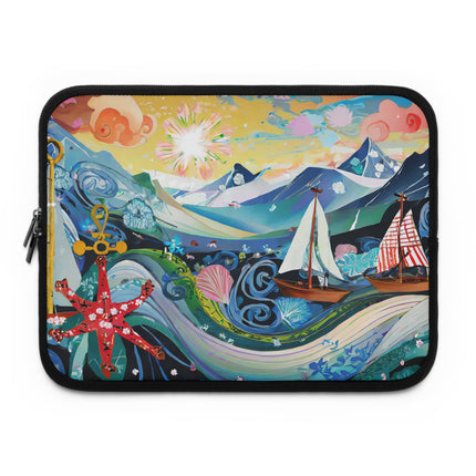 Nautical Patterns Laptop Sleeve