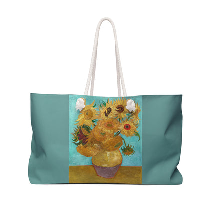 Vase with Twelve Sunflowers by Vincent Van Gogh Weekender Bag