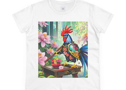 Cyberpunk Rooster Cotton Tee
