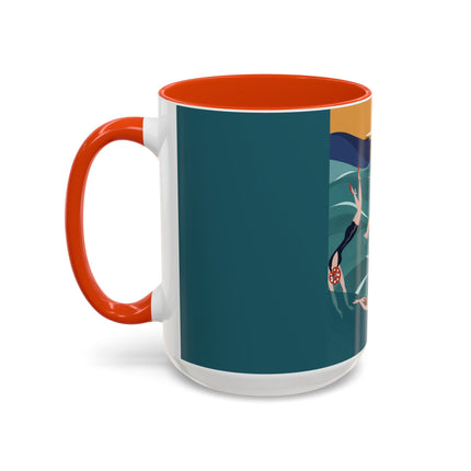 Summer Splash Colorful Mugs – Retro Beach Joy & Carefree Summer Vibes