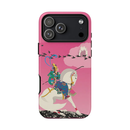 Samurai Princess on the White Steed Phone Case – Epic Grace & Mythic Power