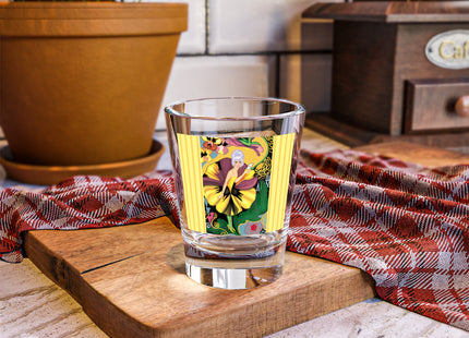 Enchanted Pansy Elegance Shot Glass, 1.5oz